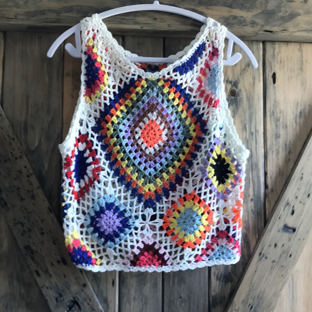 Crochet crop top